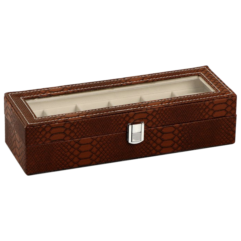 Шкатулка для часов Loren Watch Box Коричневый Шкатулка для часов Loren Watch Box Коричневый в Барнауле | Loft Concept