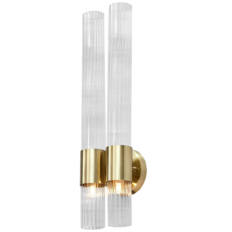 Бра Ingvar sconce Прозрачный Глянцевое золото Бра Ingvar sconce Прозрачный Глянцевое золото в Барнауле | Loft Concept
