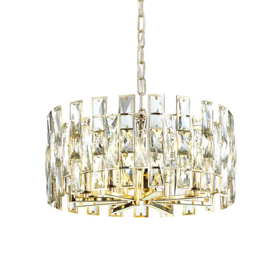 Люстра Tribuno Chandelier 8 Золотой Прозрачный Люстра Tribuno Chandelier 8 Золотой Прозрачный в Барнауле | Loft Concept