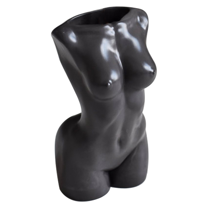 Ваза Vase Female Torso black Черный Ваза Vase Female Torso black Черный в Барнауле | Loft Concept