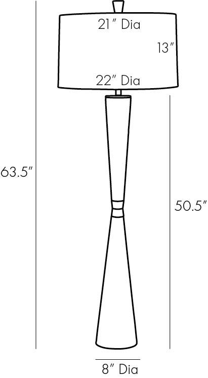 Торшер Arteriors GROM FLOOR LAMP Торшер Arteriors GROM FLOOR LAMP в Барнауле