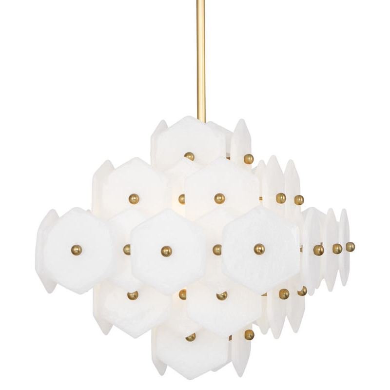 Люстра VIENNA SMALL CHANDELIER Латунь Хром Белый Люстра VIENNA SMALL CHANDELIER Латунь Хром Белый в Барнауле | Loft Concept