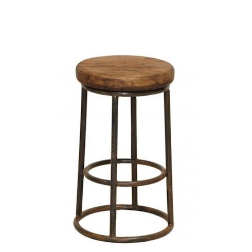 Барный стул Industrial Rust London Counter Stool Коричневый Барный стул Industrial Rust London Counter Stool Коричневый в Барнауле | Loft Concept