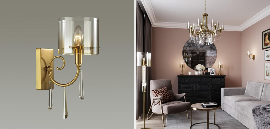 Бра Glass World Bronze Бра Glass World Bronze - Loft-Concept в Барнауле
