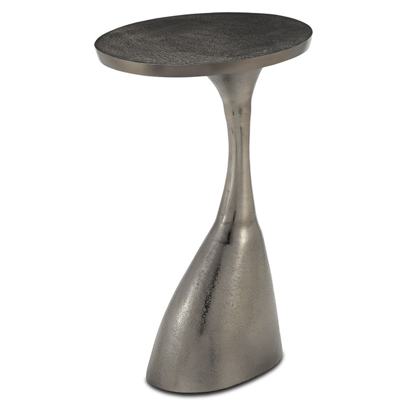 Приставной стол Ishaan Black Accent Table Серый (Gray) Приставной стол Ishaan Black Accent Table Серый (Gray) в Барнауле | Loft Concept