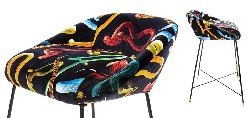 Барный стул Seletti High Stool Snakes Барный стул Seletti High Stool Snakes - Loft-Concept в Барнауле