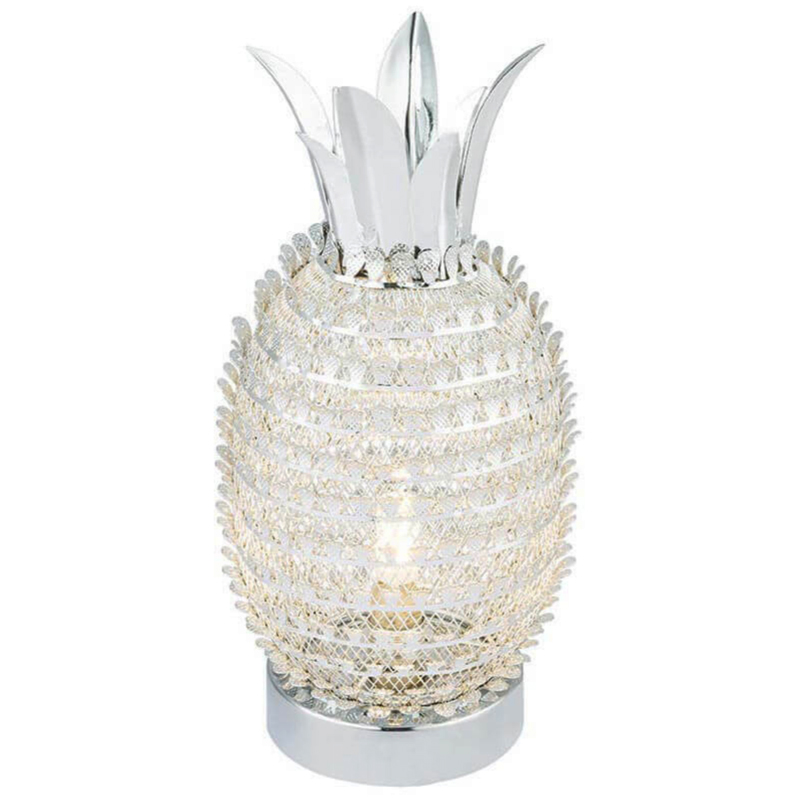 Настольная лампа Серебряный Ананас Pineapple Silver Серебряный Настольная лампа Серебряный Ананас Pineapple Silver Серебряный в Барнауле | Loft Concept