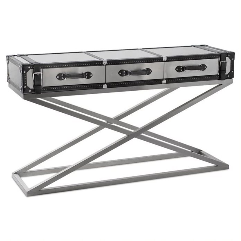 Консоль Dardan Console Черный Нержавеющая сталь Консоль Dardan Console Черный Нержавеющая сталь в Барнауле | Loft Concept