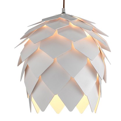 Подвесной светильник Crimea Pine Cone White Белый Подвесной светильник Crimea Pine Cone White Белый в Барнауле | Loft Concept