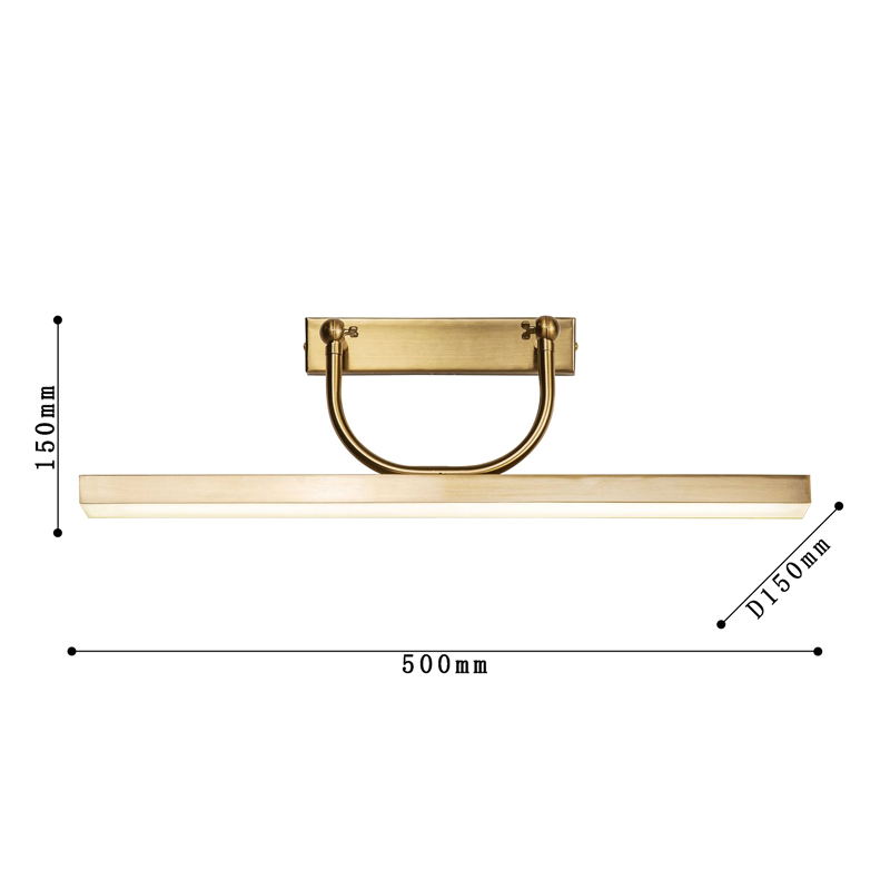 Минималистичный потолочный светильник Trumpet tube Gold в Барнауле