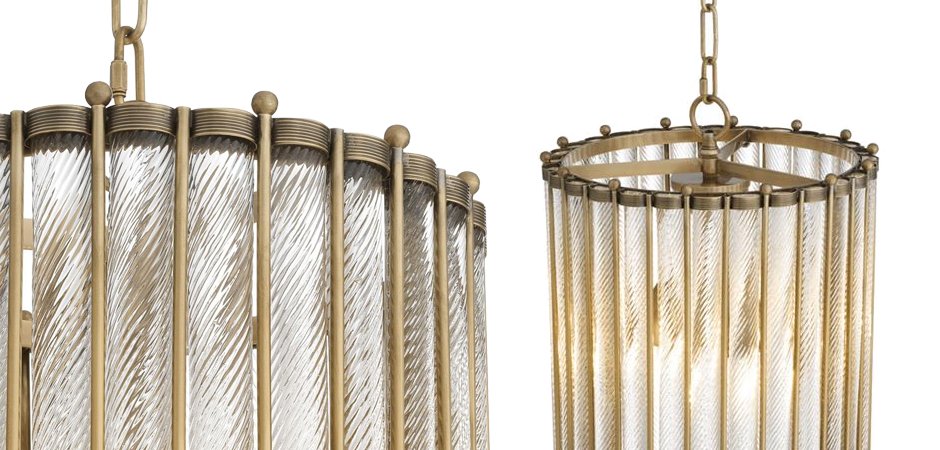 Люстра Lantern Tiziano Antique Brass Люстра Lantern Tiziano Antique Brass - Loft-Concept в Барнауле
