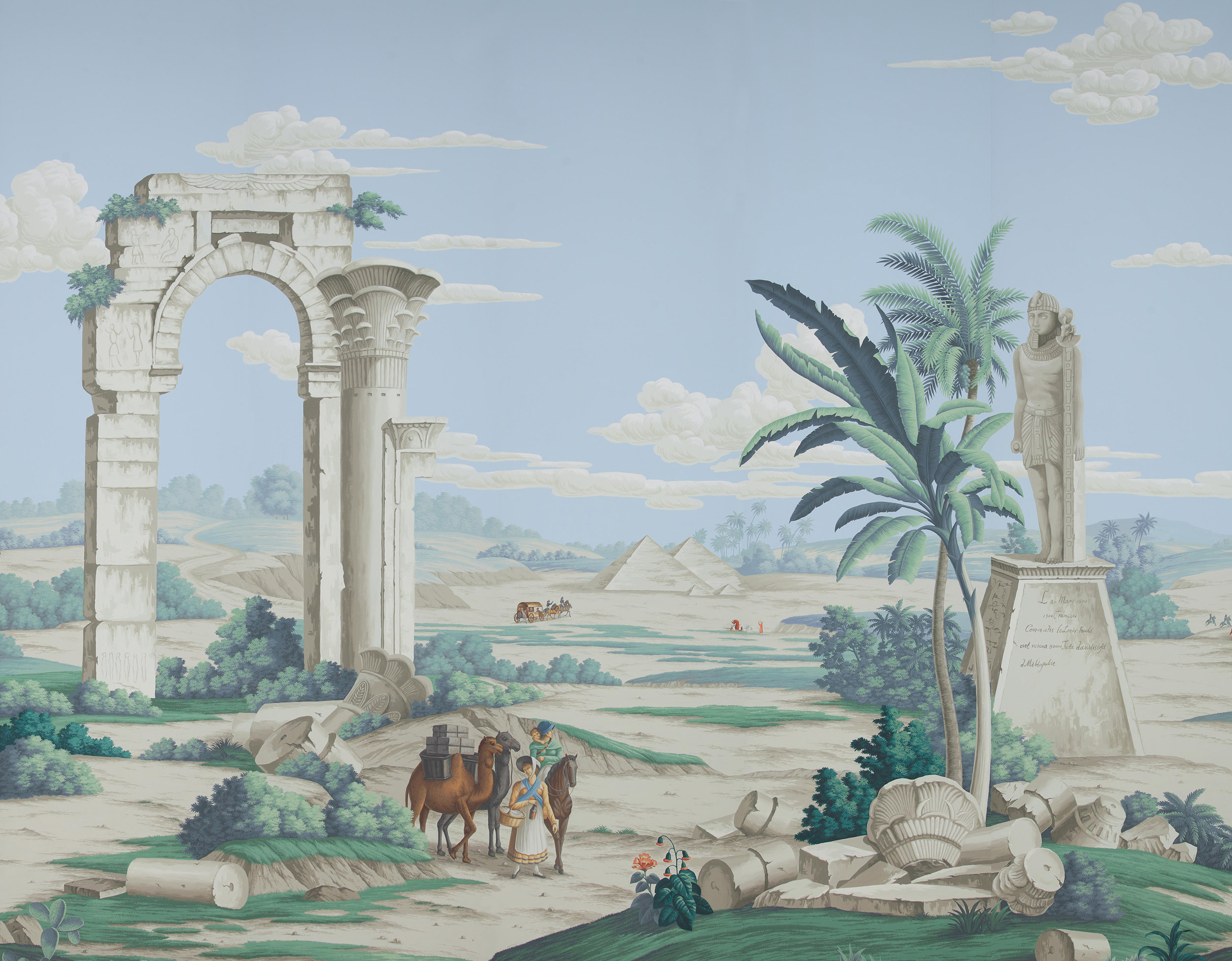 Обои ручная роспись Napoleon's Campaign in Egypt Byzantine on scenic paper Обои ручная роспись Napoleon's Campaign in Egypt Byzantine on scenic paper - постер Loft-Concept в Барнауле