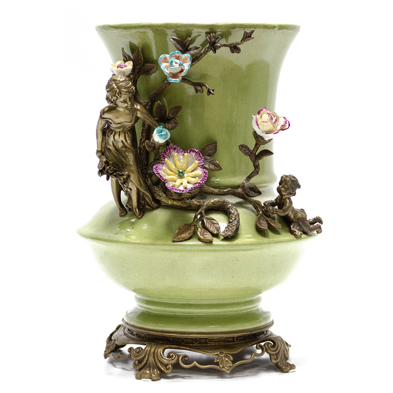 Ваза Bronze Mother Child Vase Бронза Зеленый смок Мульти Ваза Bronze Mother Child Vase Бронза Зеленый смок Мульти в Барнауле | Loft Concept