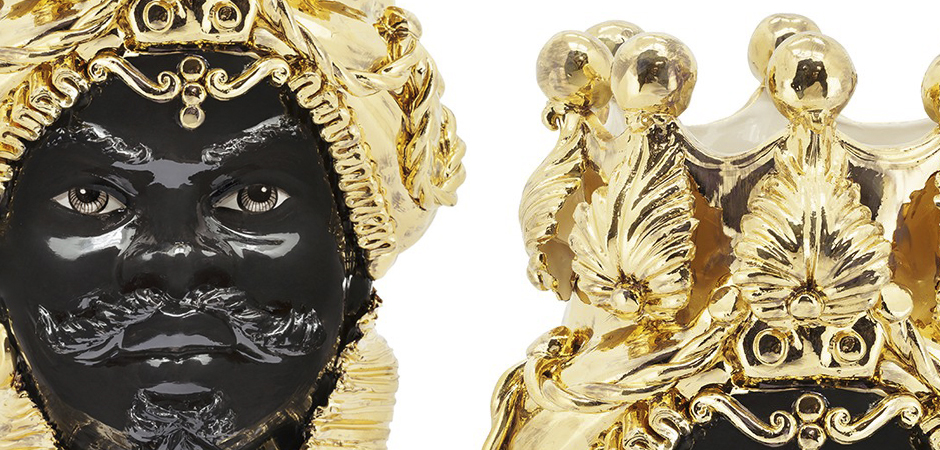 Ваза VASE MORO MAN BIG DREAMS gold Ваза VASE MORO MAN BIG DREAMS gold - Loft-Concept в Барнауле