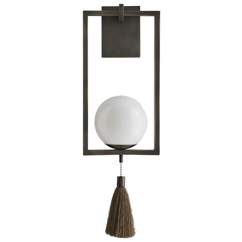 Бра TRAPEZE SCONCE Белый Черный Бра TRAPEZE SCONCE Белый Черный в Барнауле | Loft Concept