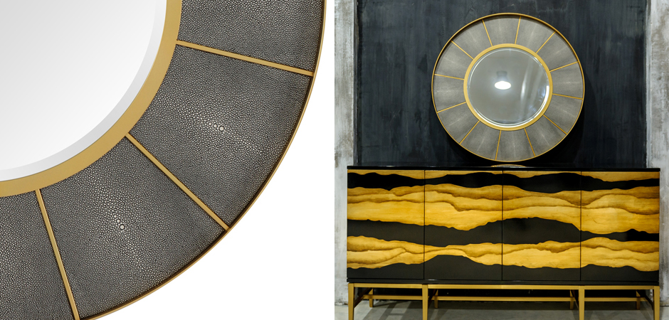 Зеркало Sectors Circle Mirror Зеркало Sectors Circle Mirror - Loft-Concept в Барнауле