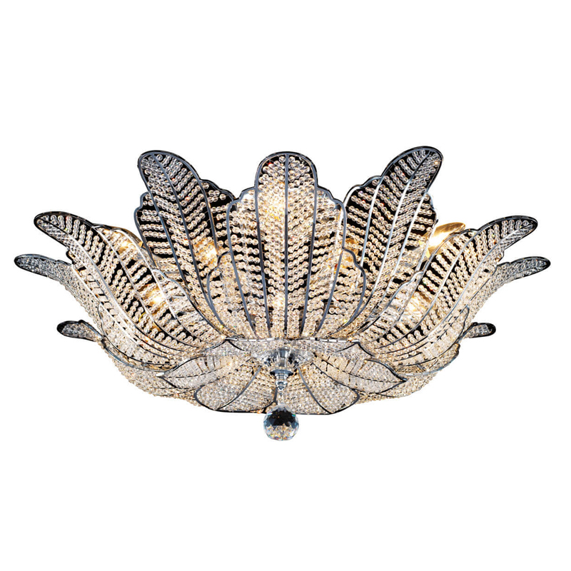 Потолочная люстра Franseza Chandelier chrome Хром Прозрачный (Transparent) Серебряный Потолочная люстра Franseza Chandelier chrome Хром Прозрачный (Transparent) Серебряный в Барнауле | Loft Concept