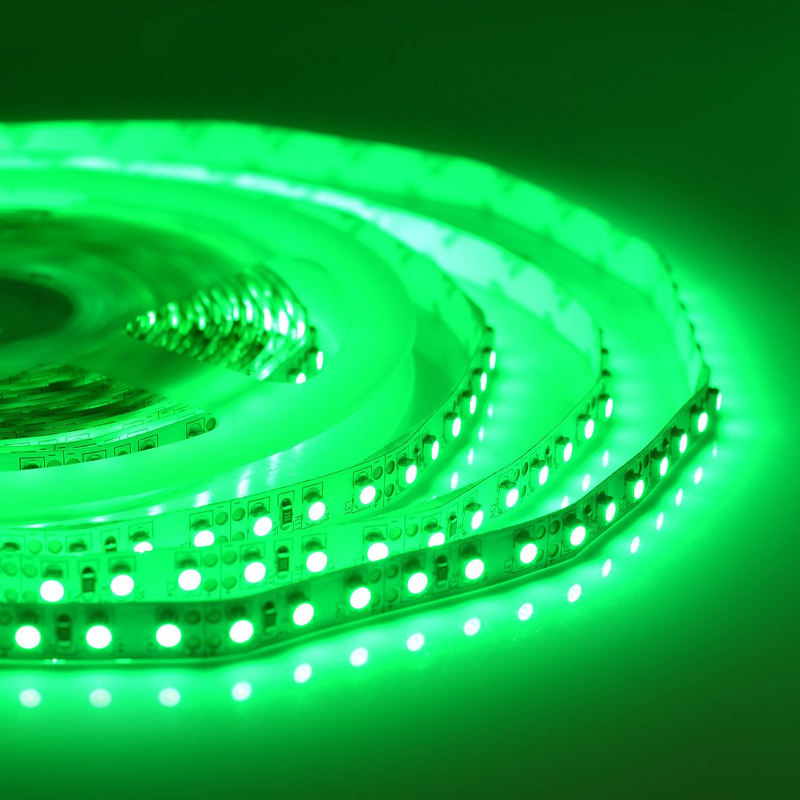 Светодиодная лента 9,6W/m 120LED/m 3528SMD зеленый 5M Белый Светодиодная лента 9,6W/m 120LED/m 3528SMD зеленый 5M Белый в Барнауле | Loft Concept