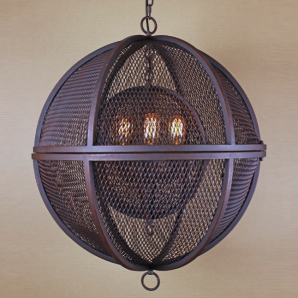 Люстра Double Sphere Pendant Коричневый Люстра Double Sphere Pendant Коричневый в Барнауле | Loft Concept