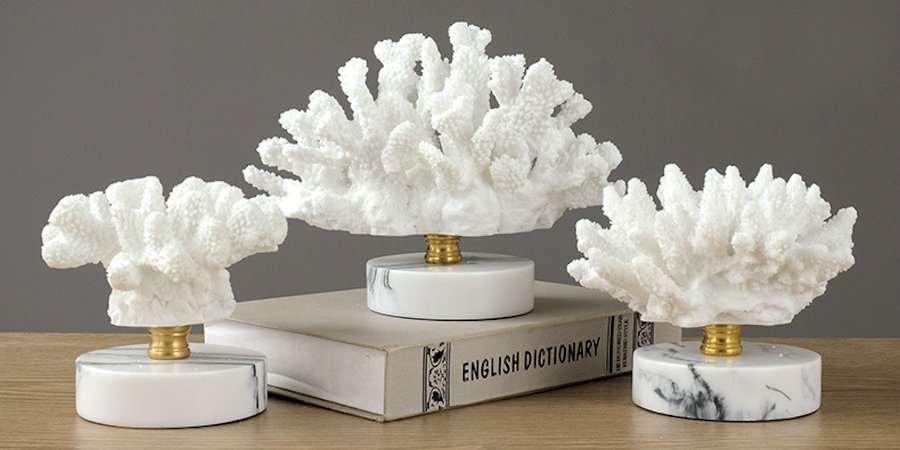 Белый коралл Cluster на подставке Белый коралл Cluster на подставке - Loft-Concept в Барнауле