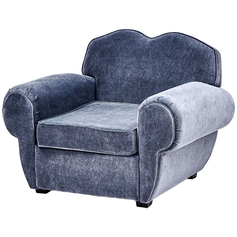 Кресло Braganza Chair Dusty Blueberry Сапфирово-синий Кресло Braganza Chair Dusty Blueberry Сапфирово-синий в Барнауле | Loft Concept