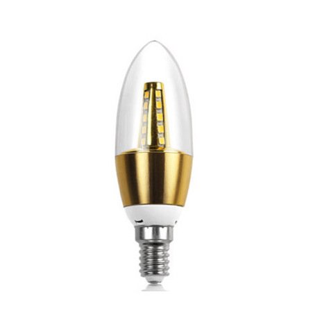 Прозрачная лампочка LED E14 с позолотой Глянцевое золото Прозрачная лампочка LED E14 с позолотой Глянцевое золото в Барнауле | Loft Concept