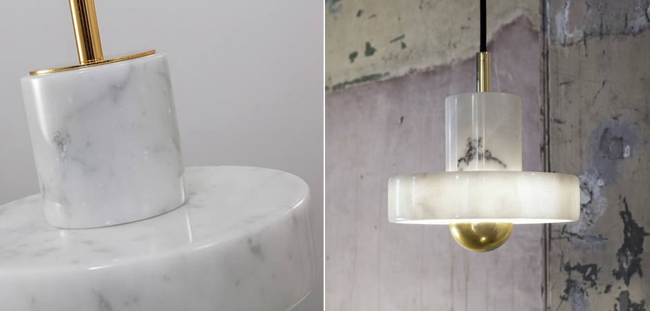 Подвесной светильник Tom Dixon Stone Pendant White Подвесной светильник Tom Dixon Stone Pendant White - Loft-Concept в Барнауле