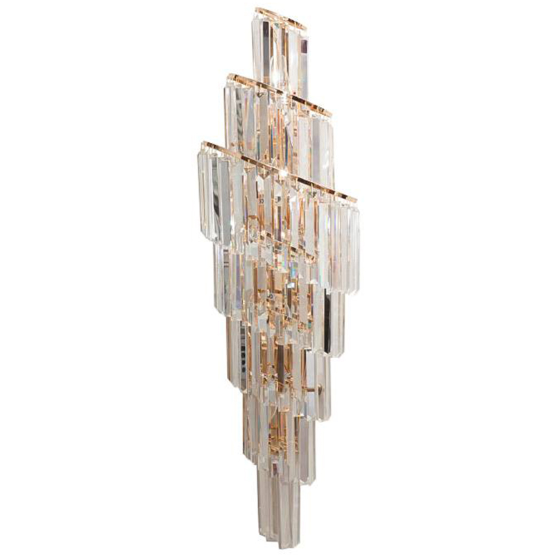 Бра Odeon Cascade Wall Lamp Right Прозрачный Золотой Бра Odeon Cascade Wall Lamp Right Прозрачный Золотой в Барнауле | Loft Concept