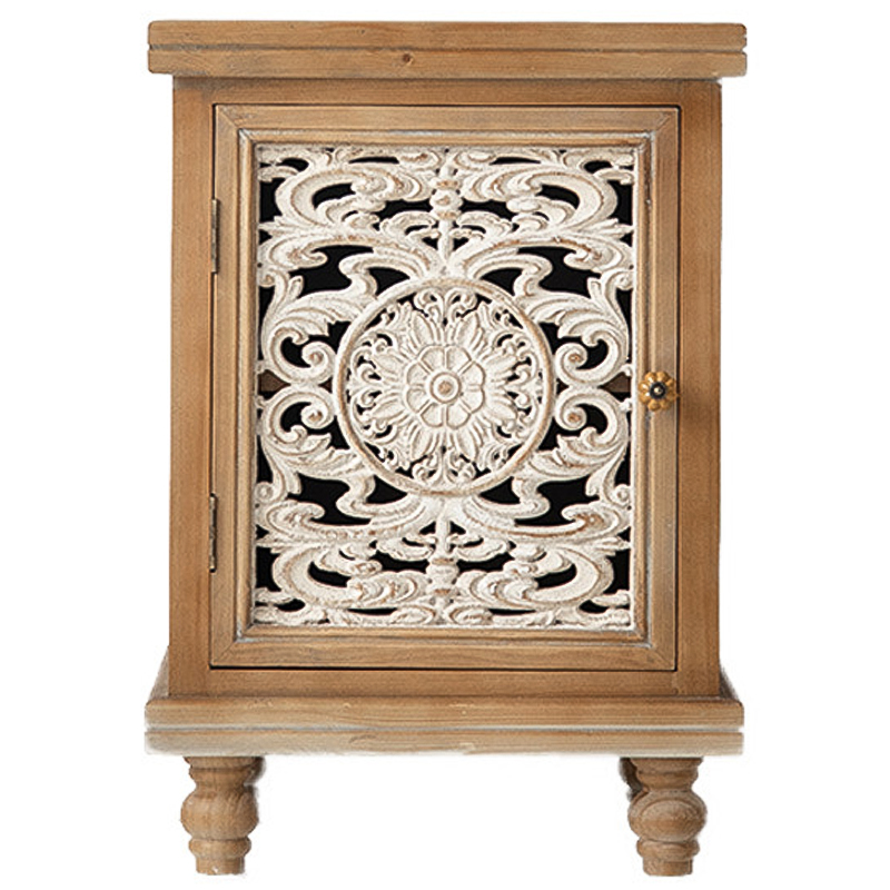 Тумба Frederic Provence Nightstand Древесина Бежевый Тумба Frederic Provence Nightstand Древесина Бежевый в Барнауле | Loft Concept