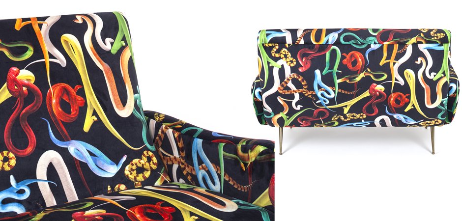 Диван Seletti Sofa Two Seater Snakes Диван Seletti Sofa Two Seater Snakes - Loft-Concept в Барнауле