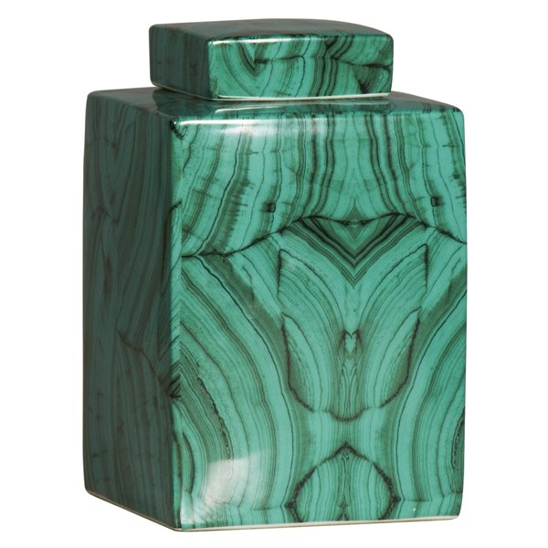 Декоративный сосуд MALACHITE Малахит Декоративный сосуд MALACHITE Малахит в Барнауле | Loft Concept