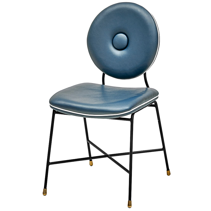 Стул Oliver Chair Черный Синий Стул Oliver Chair Черный Синий в Барнауле | Loft Concept