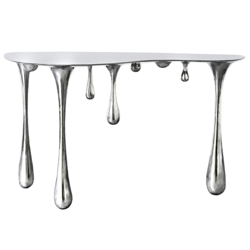Дизайнерская Консоль Melting Silver Console Zhipeng Tan Серебряный Дизайнерская Консоль Melting Silver Console Zhipeng Tan Серебряный в Барнауле | Loft Concept