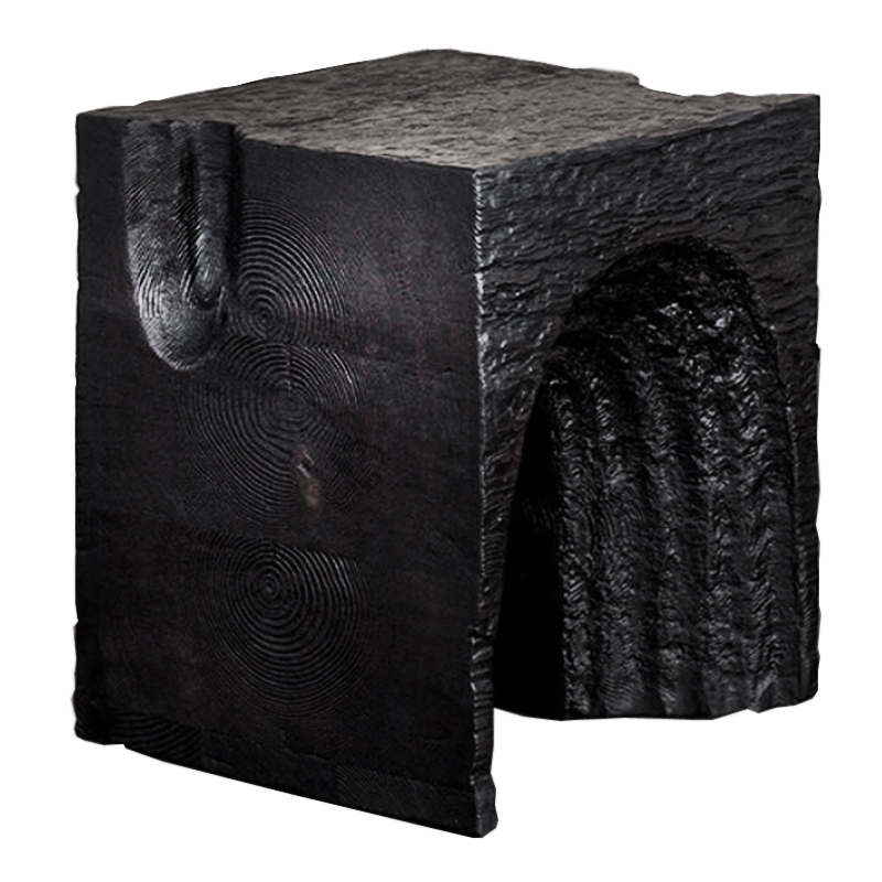 Приставной стол Kelly Wearstler Черный Echo Stool Черный Приставной стол Kelly Wearstler Черный Echo Stool Черный в Барнауле | Loft Concept