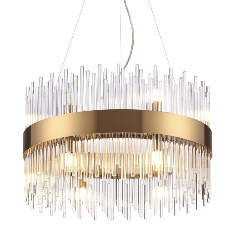 Люстра Nembus Chandelier Gold Circle Бронза Люстра Nembus Chandelier Gold Circle Бронза в Барнауле | Loft Concept