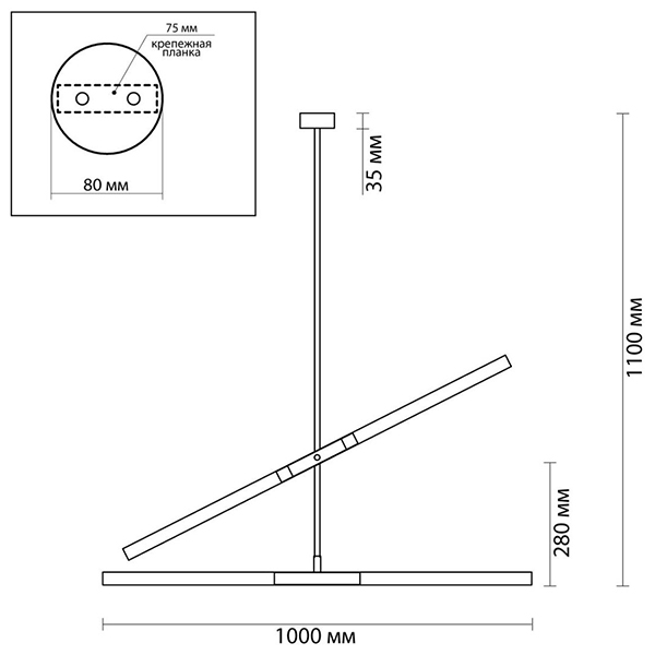 Светильник Gold Delta Light 4 lamp Светильник Gold Delta Light 4 lamp в Барнауле