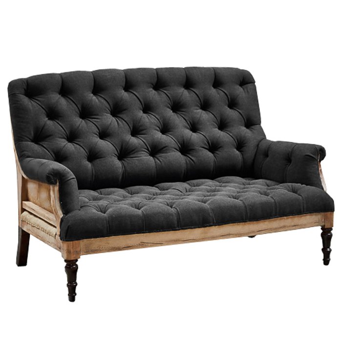 Диван Classic Grace Графит Коричневый Диван Classic Grace Графит Коричневый в Барнауле | Loft Concept