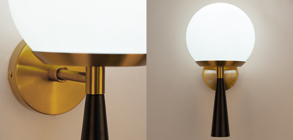 Бра Cedar and Moss Audrey Black - фото №1