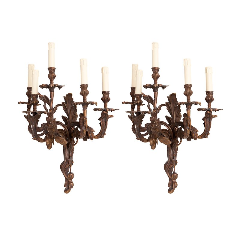 Комплект из 2-х бра Eichholtz Wall Lamp Pompadour Медь Комплект из 2-х бра Eichholtz Wall Lamp Pompadour Медь в Барнауле | Loft Concept