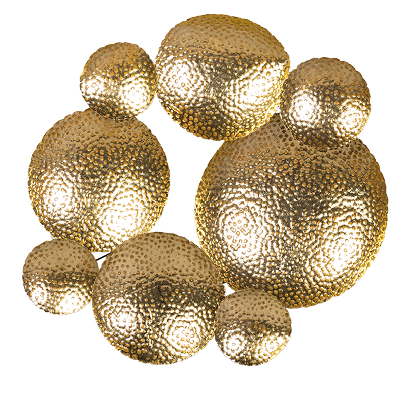 Панно Gold Discs Глянцевое золото Панно Gold Discs Глянцевое золото в Барнауле | Loft Concept