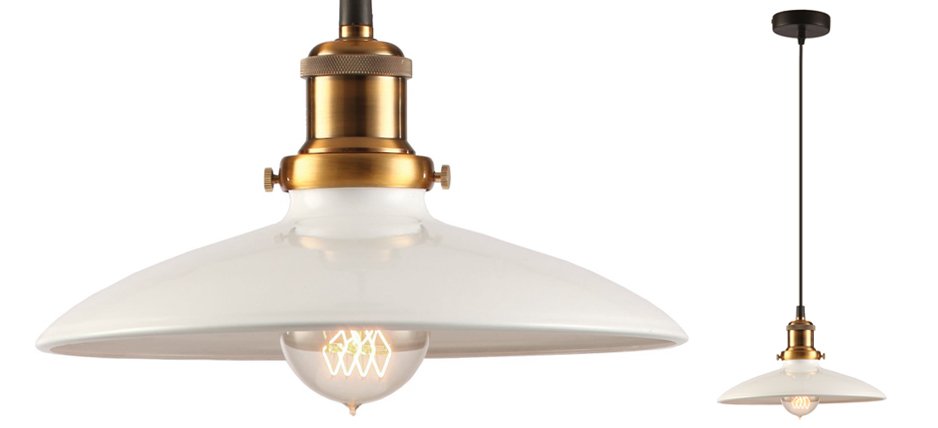Подвесной светильник Loft Industrial White Bronze Подвесной светильник Loft Industrial White Bronze - Loft-Concept в Барнауле