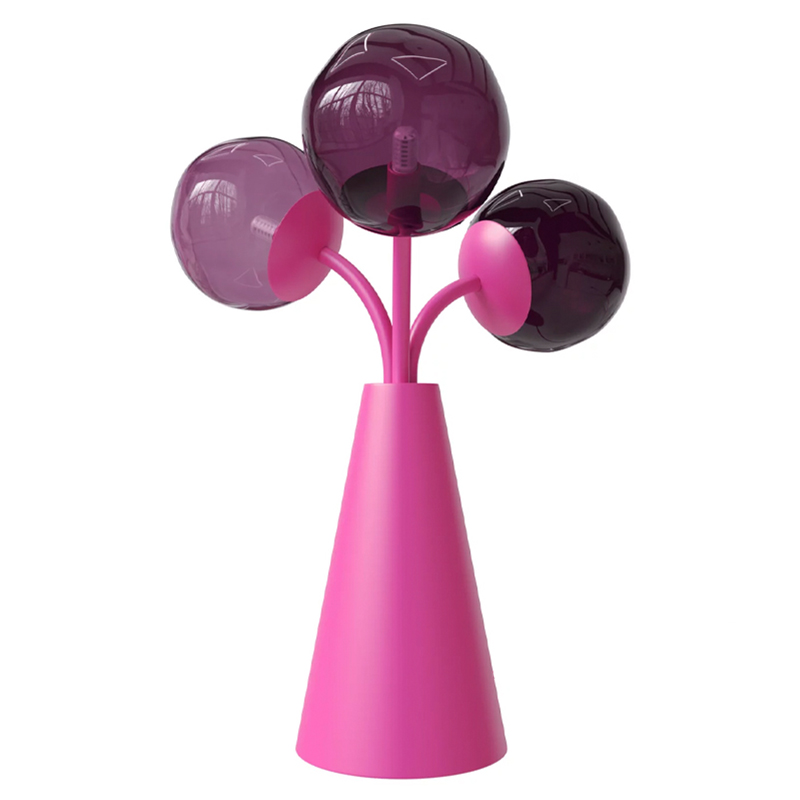 Настольная лампа Wild Grape pink Розовый Пурпурно-фиолетовый Настольная лампа Wild Grape pink Розовый Пурпурно-фиолетовый в Барнауле | Loft Concept