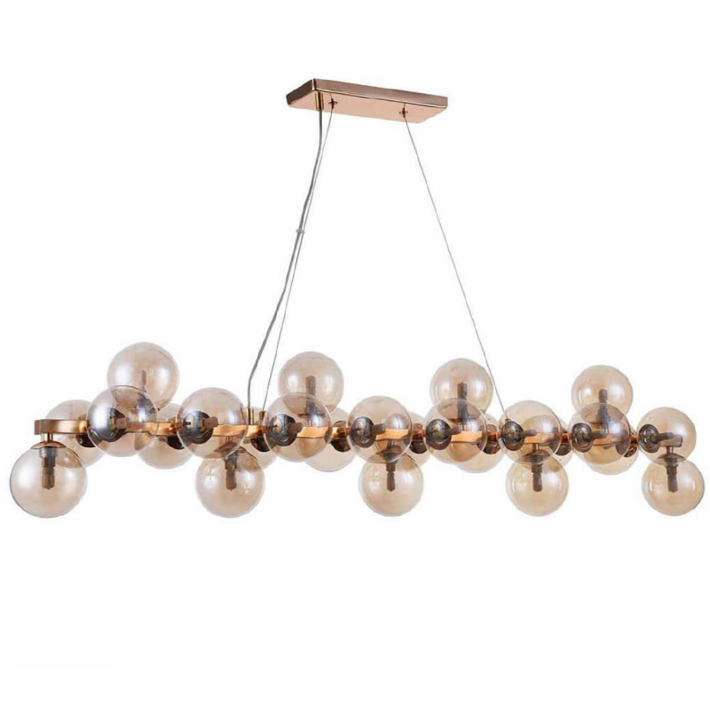 Люстра Berries Chandelier Rectangle Amber 120 Глянцевое золото Янтарь (Amber) Люстра Berries Chandelier Rectangle Amber 120 Глянцевое золото Янтарь (Amber) в Барнауле | Loft Concept