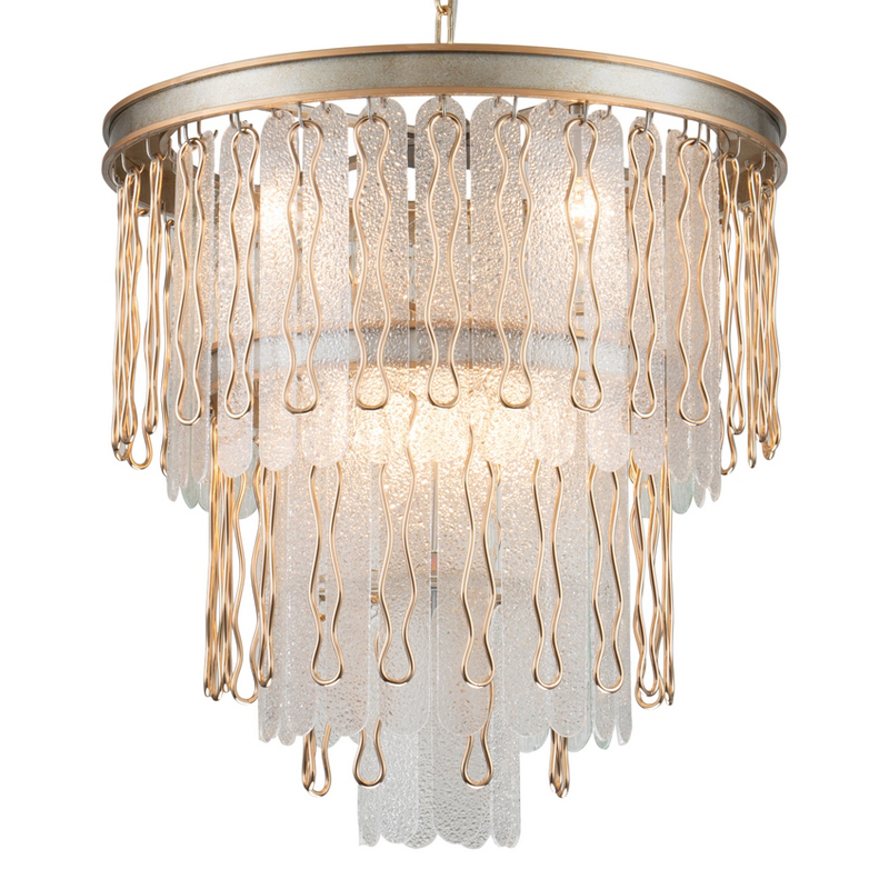 Люстра Abel Chandelier 60 Золотой Серебряный Прозрачный Люстра Abel Chandelier 60 Золотой Серебряный Прозрачный в Барнауле | Loft Concept