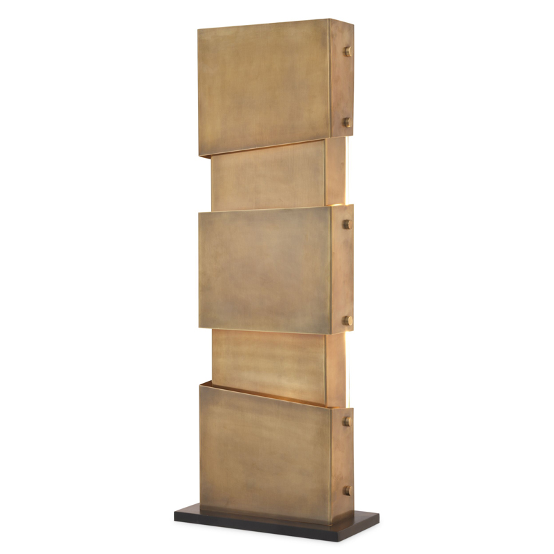 Настольная лампа Eichholtz Table Lamp Shadow Винтажная латунь Настольная лампа Eichholtz Table Lamp Shadow Винтажная латунь в Барнауле | Loft Concept