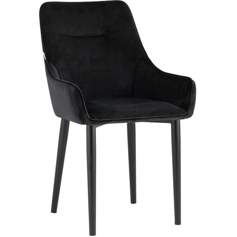Стул Joan Chair Черный Велюр Черный Стул Joan Chair Черный Велюр Черный в Барнауле | Loft Concept