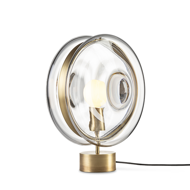 Настольная лампа Bomma Orbital Table Lamp Синий Серый Прозрачный Золотой Настольная лампа Bomma Orbital Table Lamp Синий Серый Прозрачный Золотой в Барнауле | Loft Concept