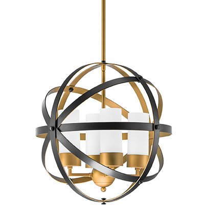 Люстра Olivier Frosted Gold Ball Черный Золотой Белый Люстра Olivier Frosted Gold Ball Черный Золотой Белый в Барнауле | Loft Concept