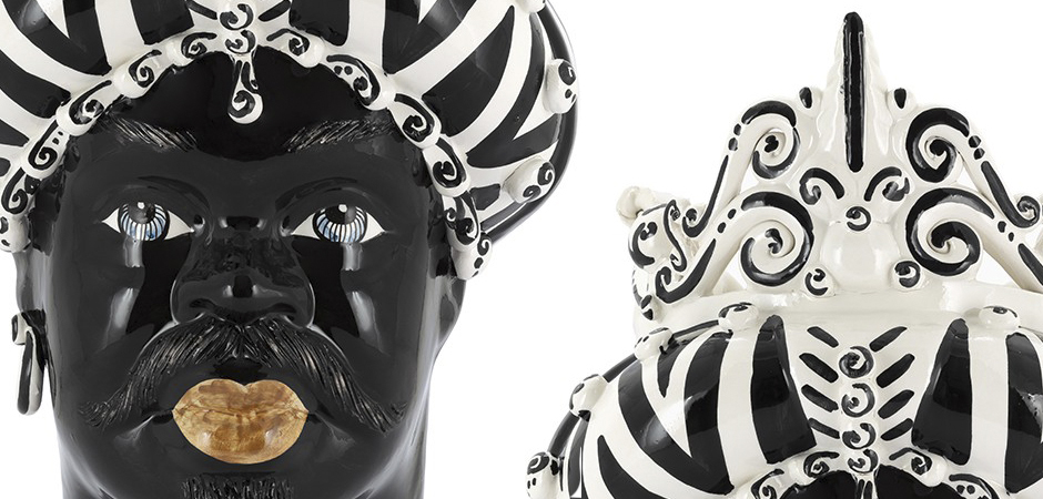 Ваза VASE MORO MAN MEDIUM zebra Ваза VASE MORO MAN MEDIUM zebra - Loft-Concept в Барнауле