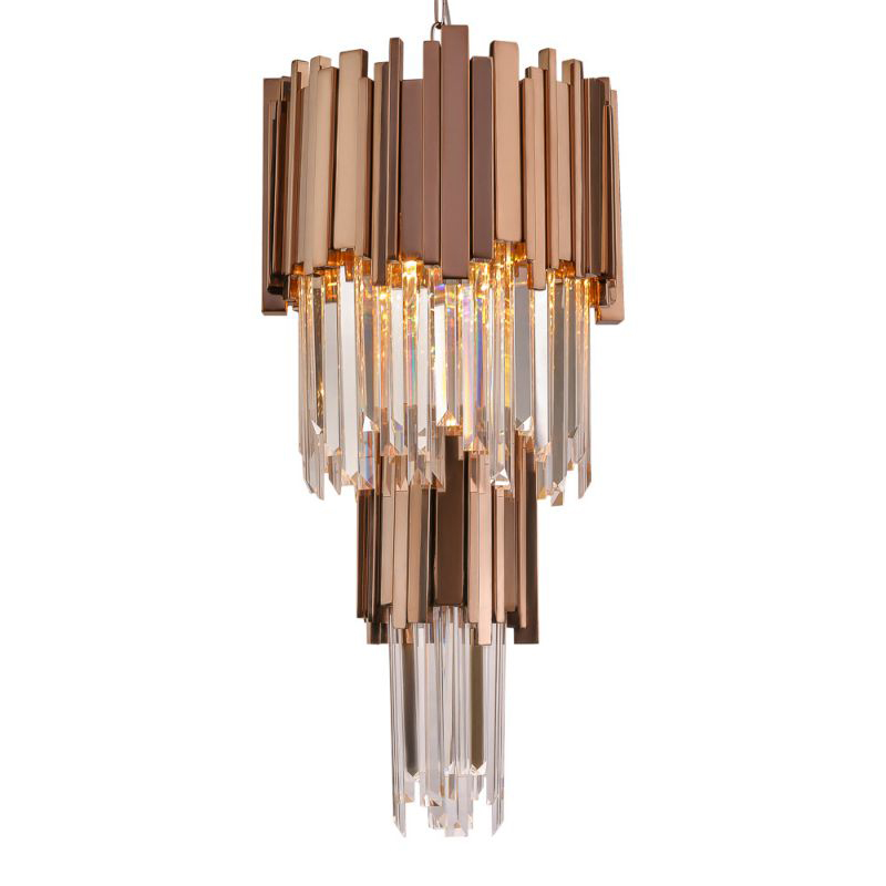 Люстра многоярусная Luxxu Modern Cascade Chandelier Bronze Metal Glass 35 Бронза Прозрачное Стекло Люстра многоярусная Luxxu Modern Cascade Chandelier Bronze Metal Glass 35 Бронза Прозрачное Стекло в Барнауле | Loft Concept